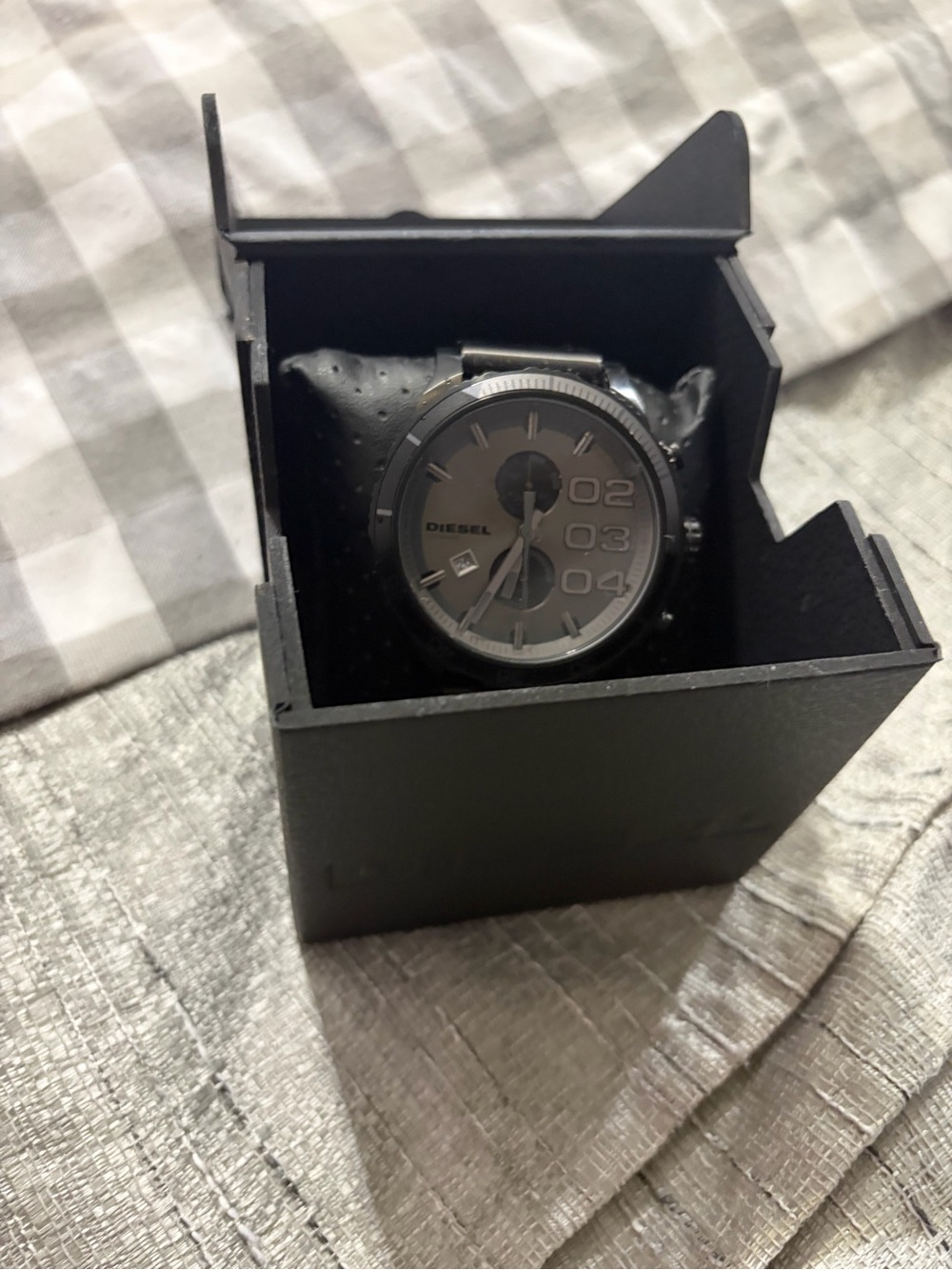 Diesel Men's Gunmetal Black Dial Chronograph Watch